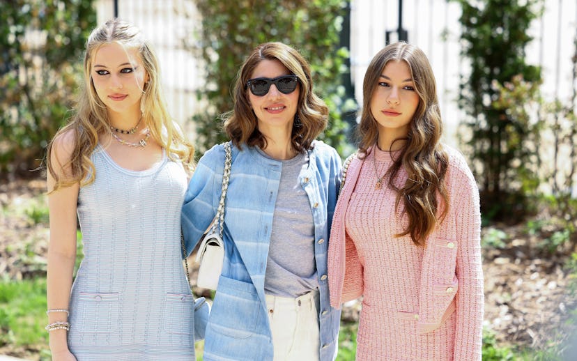 PARIS, FRANCE - JULY 08: Romy Croquet Mars, Sofia Coppola and Cosima Croquet Mars attend the Chanel ...