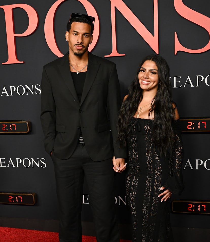 Huda Mustafa (R), Guest at the "Weapons" World Premiere held at The United Theater on Broadway on Ju...