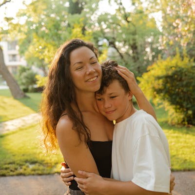 Time with family on a warm sunny day