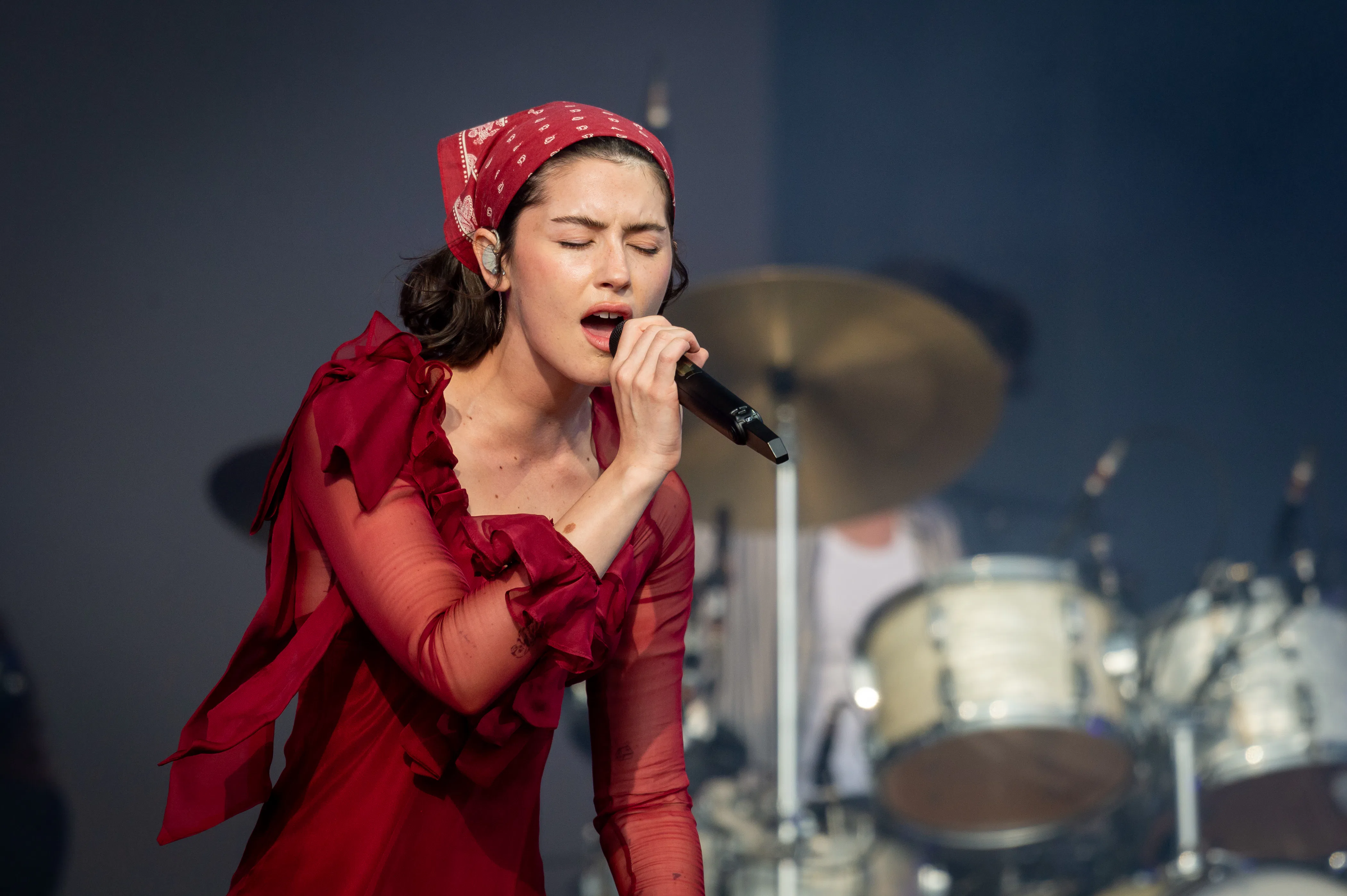 gracie abrams red dress Gracie Abrams The Secret of Us Tour Red Dress
