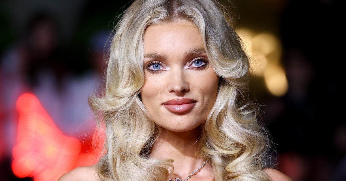 Elsa Hosk Slayed The "Castlecore" Aesthetic In A Braless, Medieval-Inspired Gown