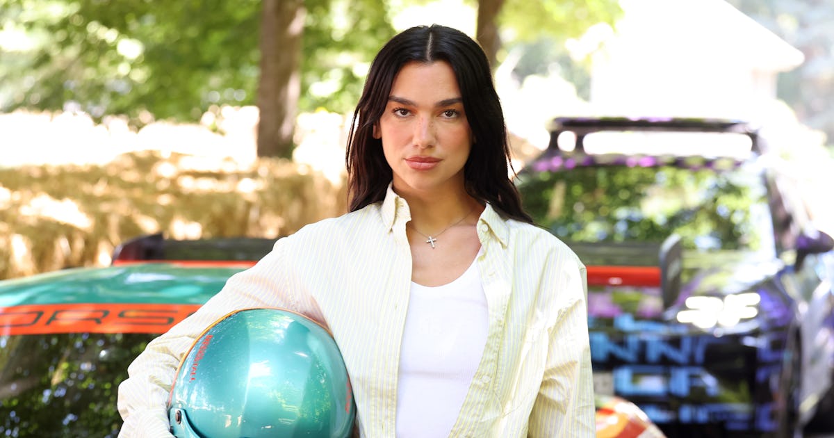 Dua Lipa Wore A Thong Under Her Sheer Skirt On Vacation