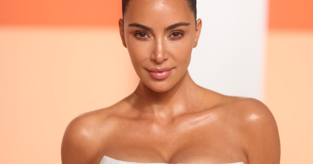 Kim Kardashian Was Practically Naked In A "Pantyhose Catsuit"