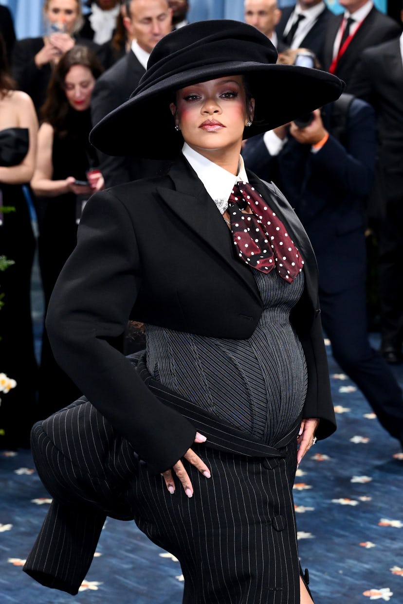 Rihanna attending the Metropolitan Museum of Art Costume Institute Benefit Gala 2025 in New York, US...