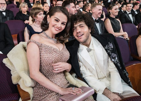 HOLLYWOOD, CALIFORNIA - MARCH 02: (EDITORIAL ONLY, NO BOOK COVERS) Selena Gomez and Benny Blanco att...