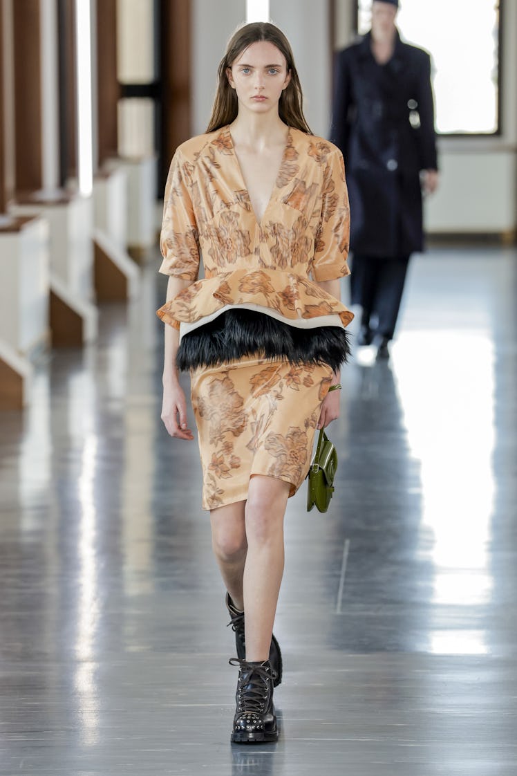 MILAN, ITALY - MARCH 01: A model walks the runway during the Bally Ready to Wear Fall/Winter 2025-20...