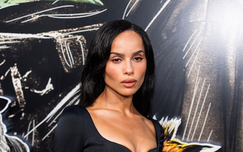 NEW YORK, NEW YORK - AUGUST 26: Zoe Kravitz attends the "Caught Stealing" New York Premiere at Regal...