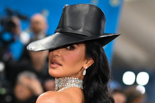 US socialite Kim Kardashian arrives for the 2025 Met Gala at the Metropolitan Museum of Art on May 5...