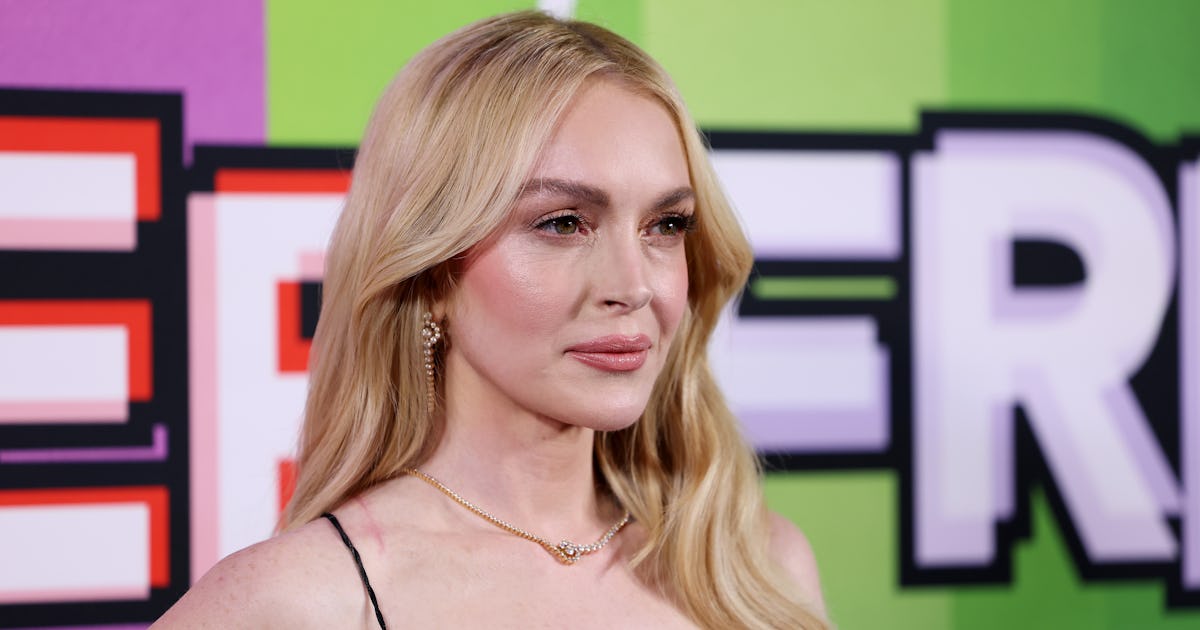Lindsay Lohan Nodded To 'Freaky Friday' In A See-Through LBD