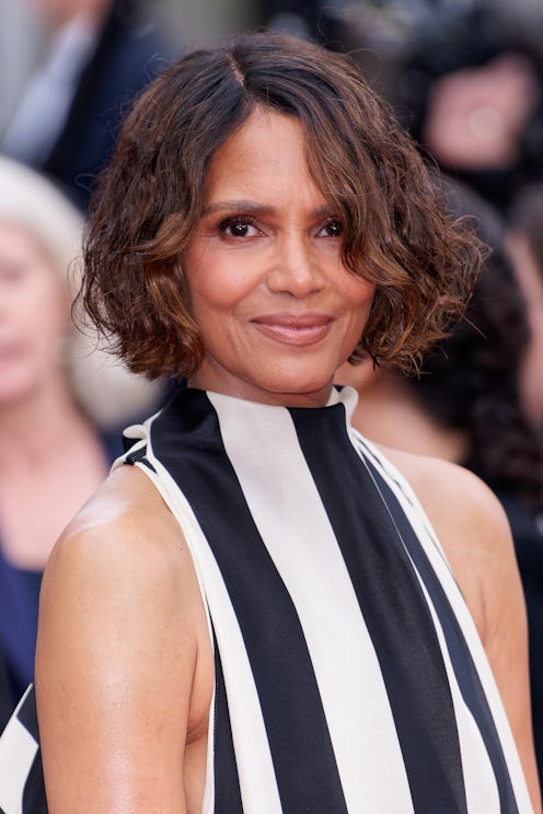 Halle Berry wore a bikini and a plunging monokini.