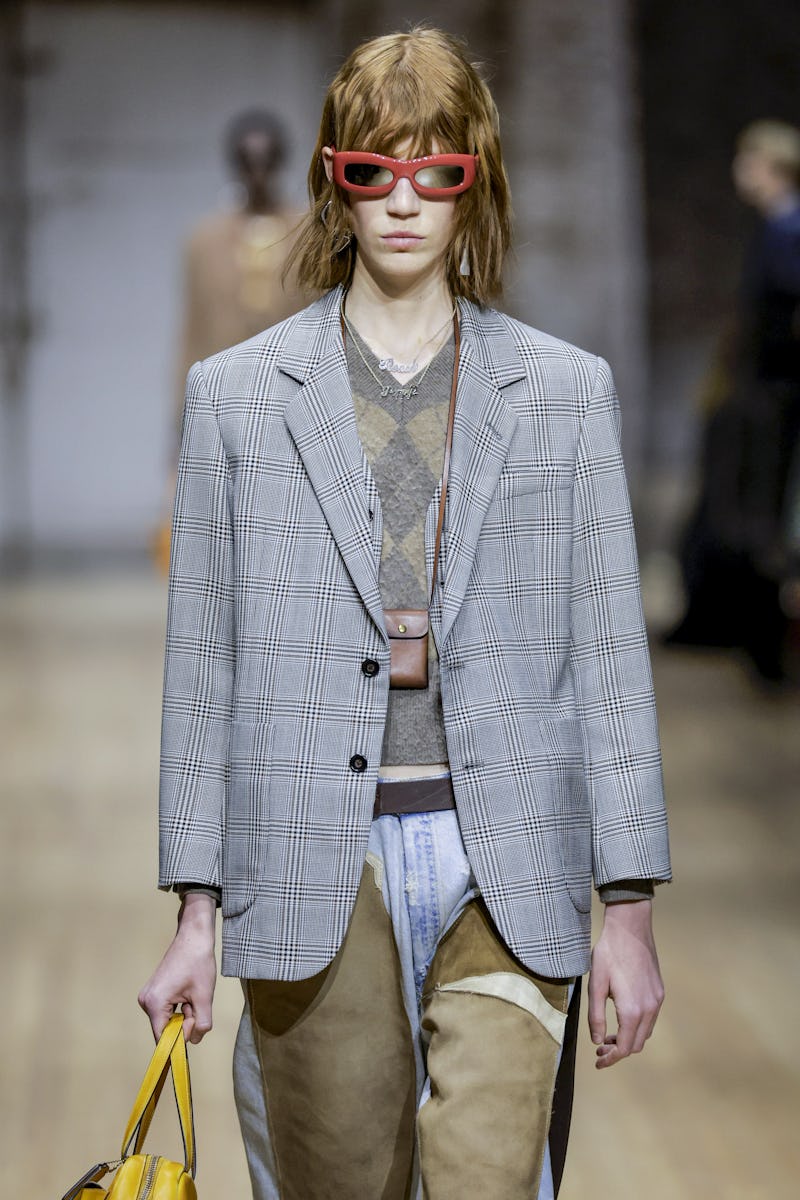 NEW YORK, USA - FEBRUARY 10: A model walks the runway during the Coach Ready to Wear Fall/Winter 202...