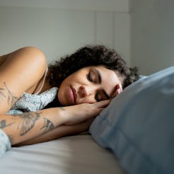 Rolling your eyes in a circle can help you fall back asleep.