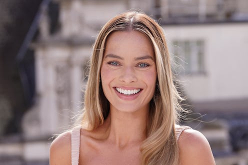 Margot Robbie during a photocall for A Big Bold Beautiful Journey, at the Corinthia Hotel, London. P...