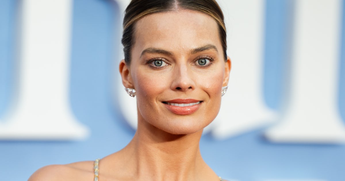Margot Robbie Just Flashed Her Beaded G-String Under A Dazzling "Naked Dress"