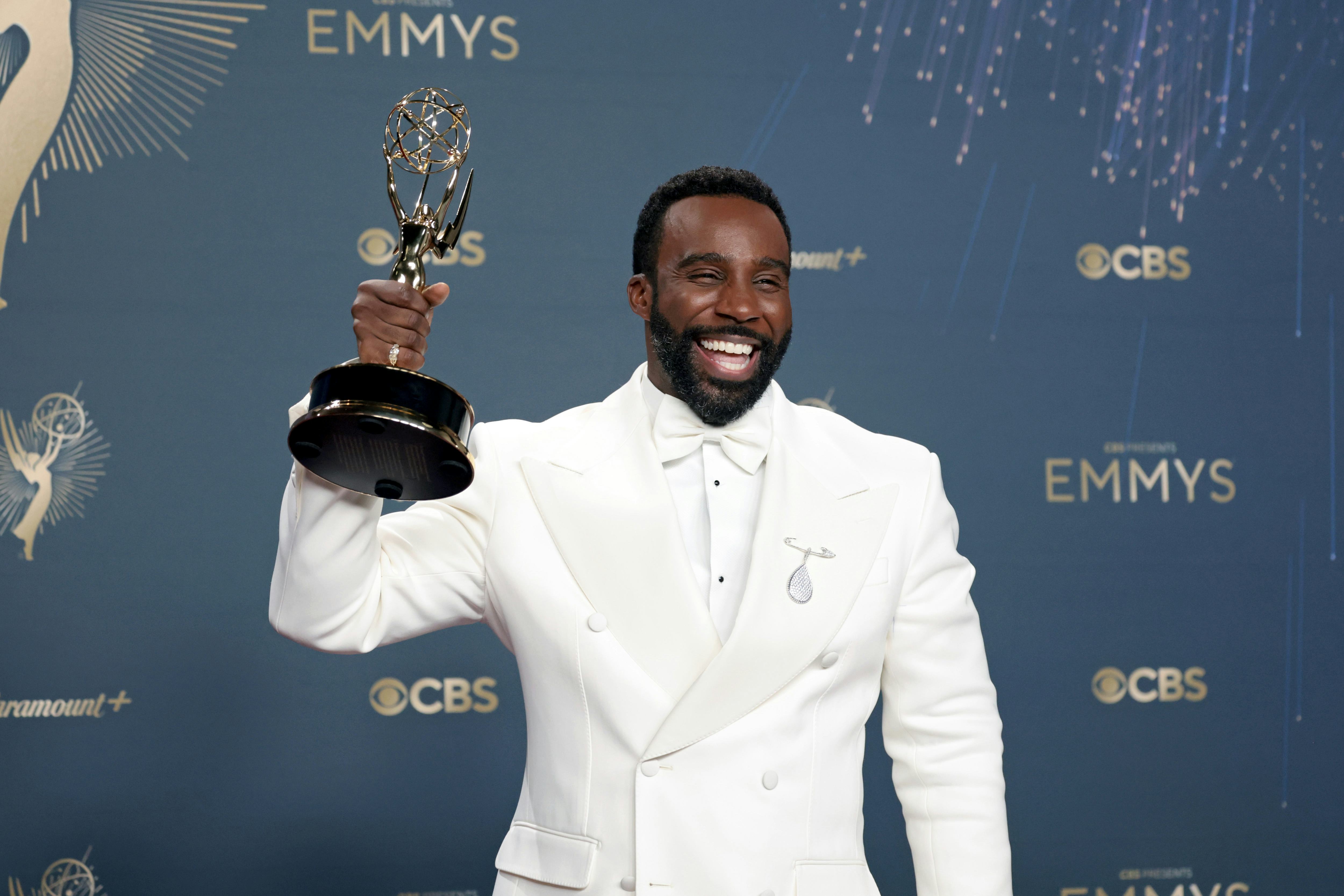 Tramell Tillman, winner of the Outstanding Supporting Actor In A Drama Series award for “Severance”