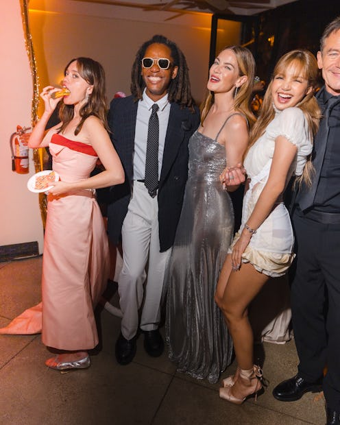 Aimee Lou Wood, DJ, Michelle Monaghan, Lisa, and Jason Isaacs Emmys after party