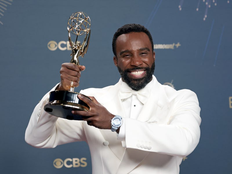 LOS ANGELES, CALIFORNIA - SEPTEMBER 14: Tramell Tillman, winner of the Outstanding Supporting Actor ...