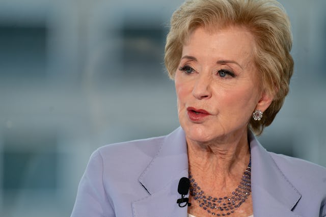 Linda McMahon, US education secretary, during a Bloomberg News interview in Washington, DC, US, on T...