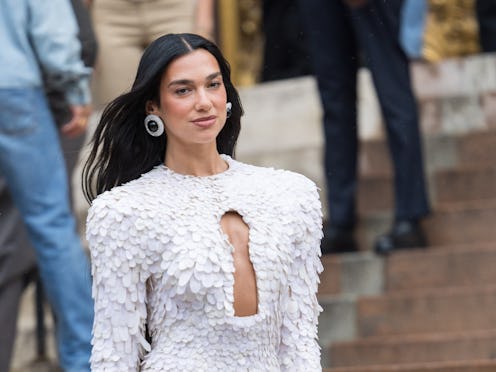 PARIS, FRANCE - JULY 07: Dua Lipa attends the Schiaparelli Haute Couture Fall/Winter 2025/2026 show ...