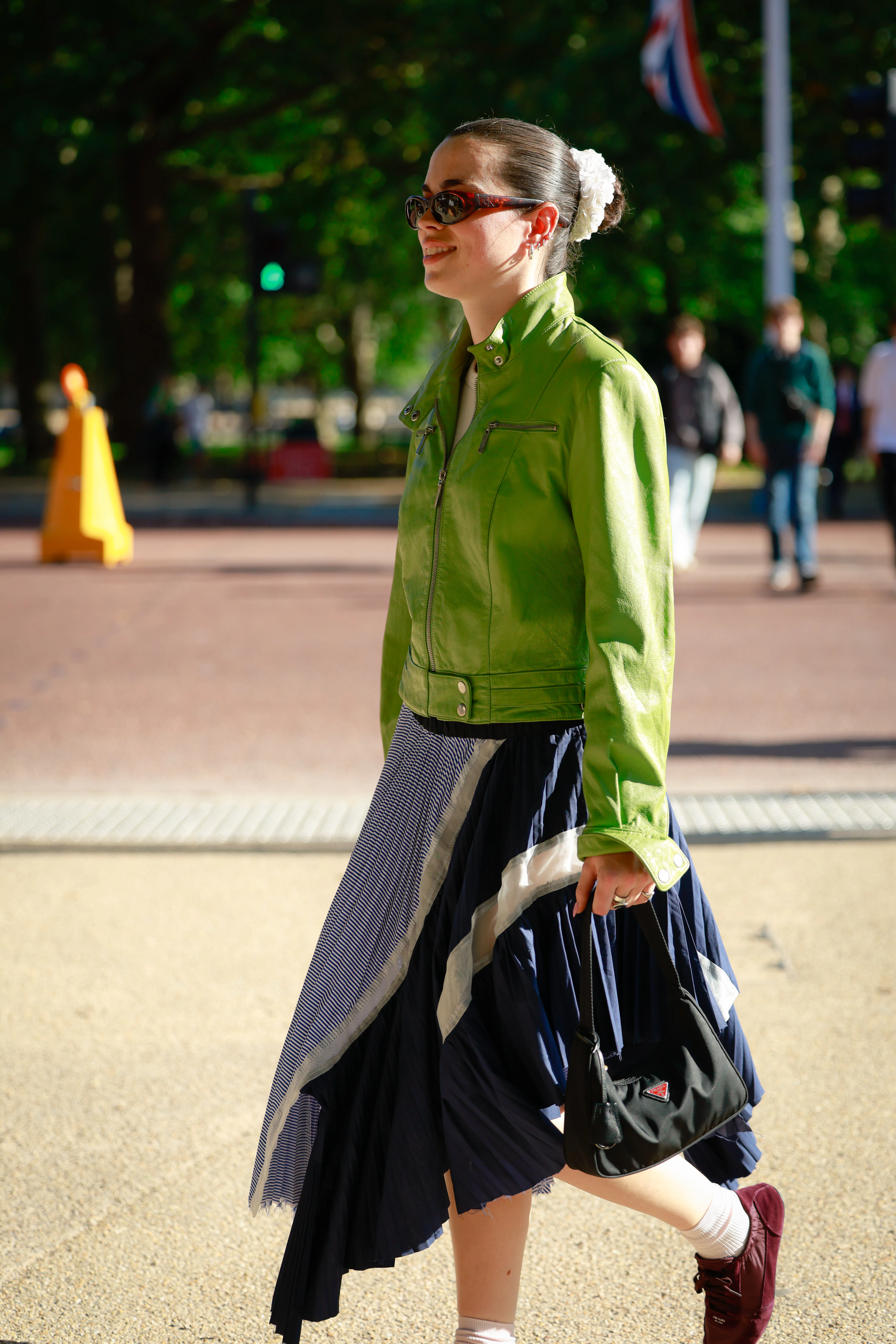 London Fashion Week street style funky accessories