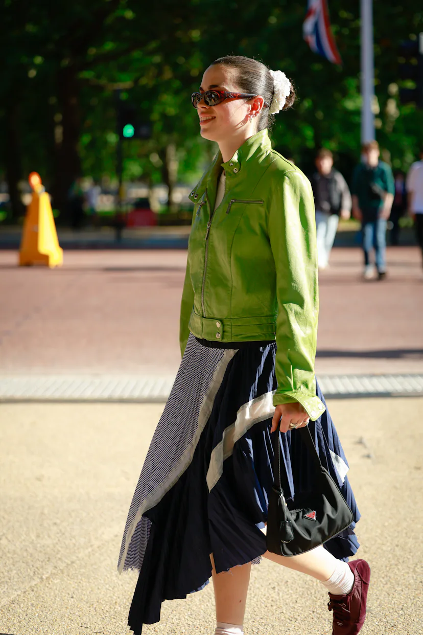 London Fashion Week street style funky accessories