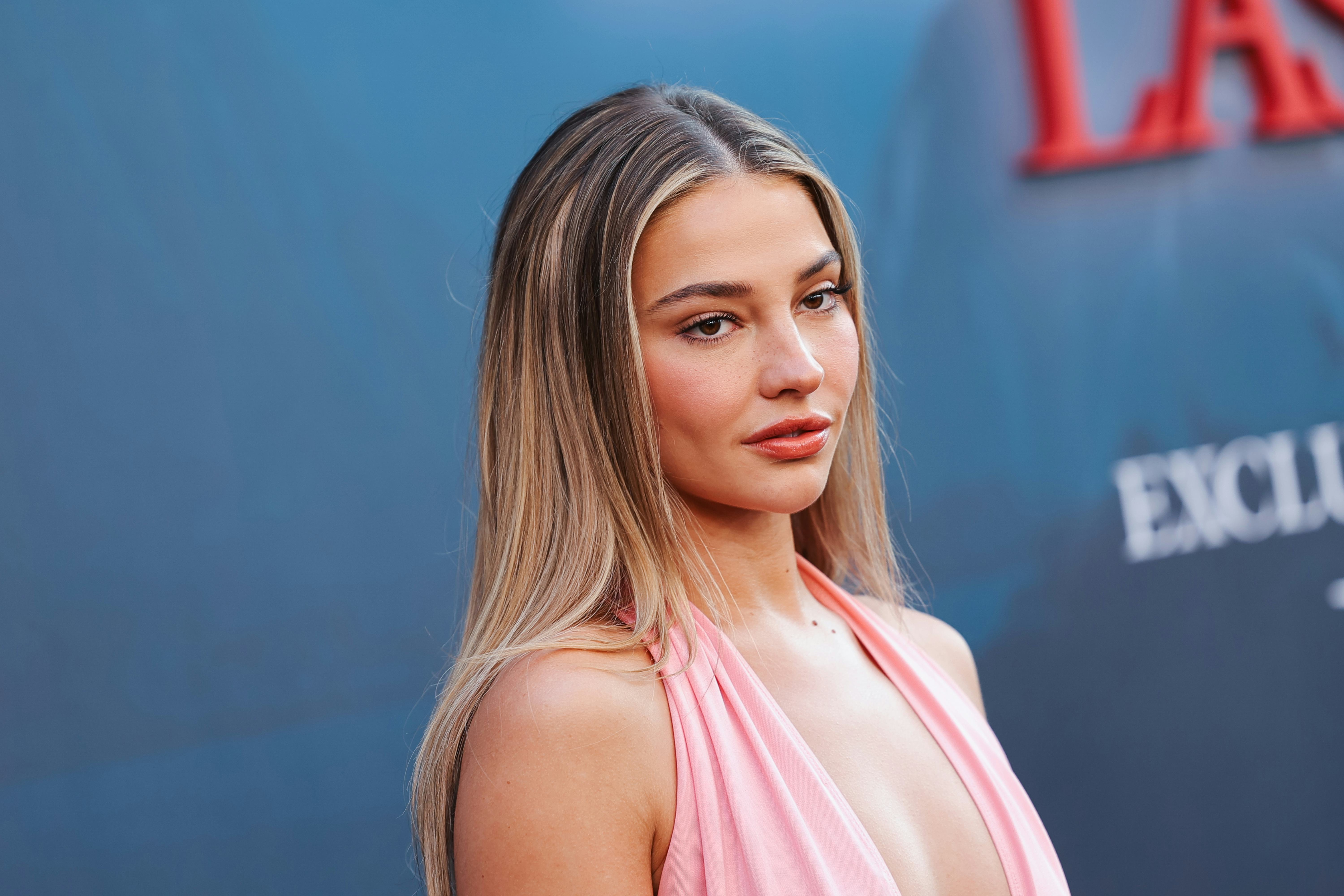  Madelyn Cline attends the Los Angeles premiere of Columbia Pictures “I Know What You Did Last Summe...