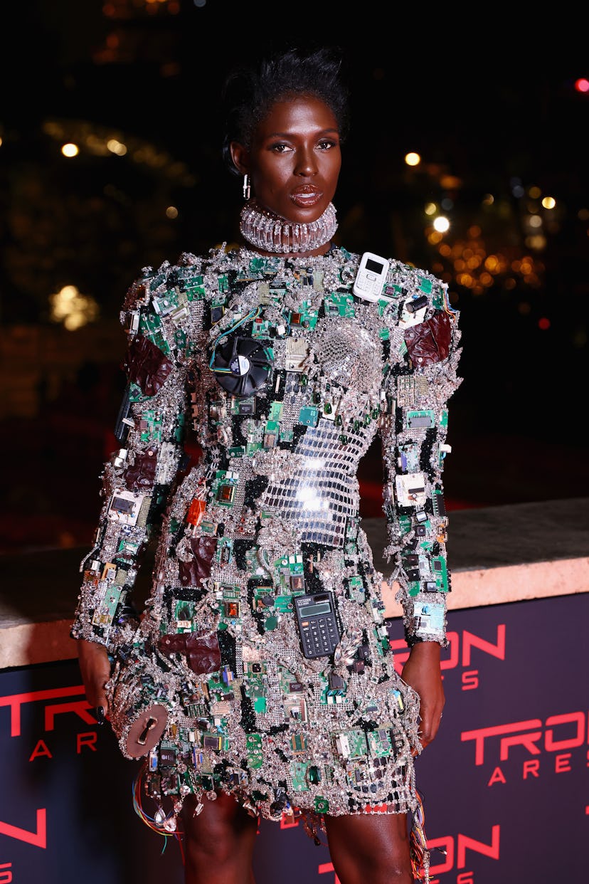 Jodie Turner-Smith attends the "Tron: Ares" Paris Photocall at Palais De Tokyo on September 24, 2025...