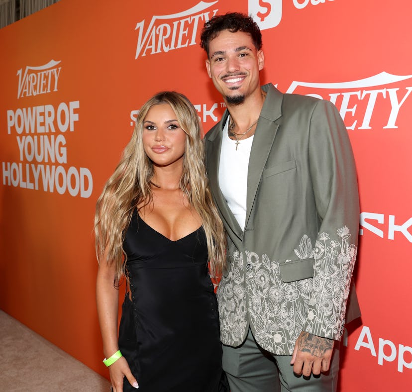 LOS ANGELES, CALIFORNIA - AUGUST 07: (L-R) Iris Kendall and Pepe Garcia attend Variety's Power Of Yo...