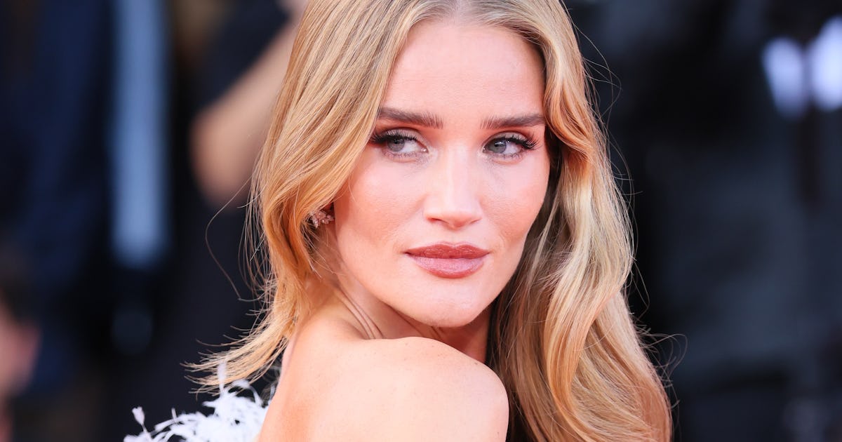 Rosie Huntington-Whiteely Wore So Many Sheer Undies In A Lingerie Campaign
