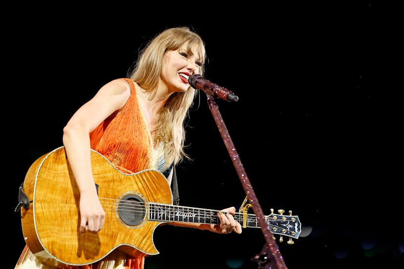 Taylor Swift performs onstage during "Taylor Swift | The Eras Tour"