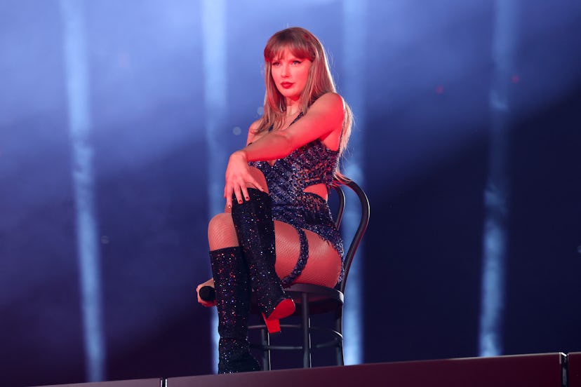Taylor Swift performs onstage during "Taylor Swift | The Eras Tour"