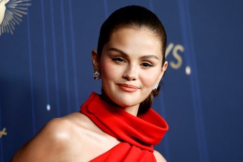 LOS ANGELES, CALIFORNIA - SEPTEMBER 14: Selena Gomez attends the 77th Primetime Emmy Awards at Peaco...