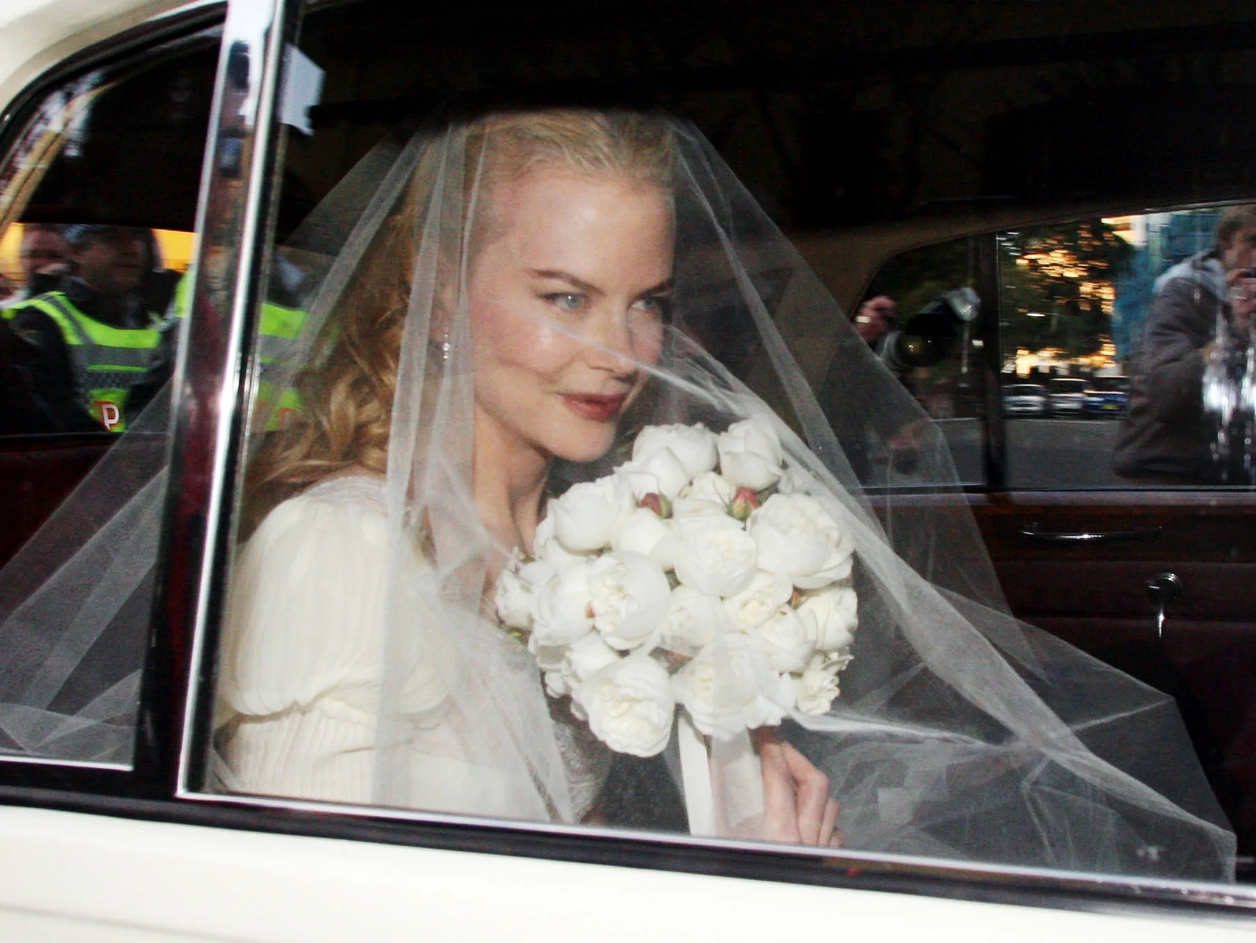 Nicole Kidman is pictured leaving her Darling Point home for her wedding to country singer Keith Urb...