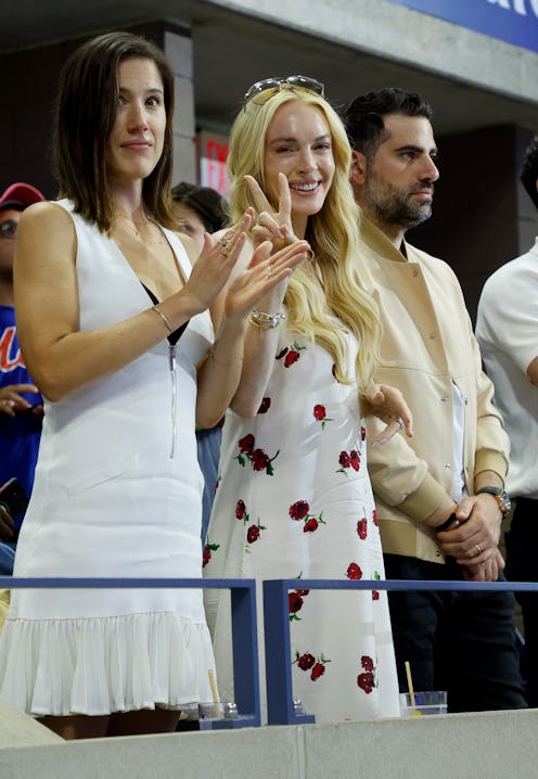 us open celebrity style Lindsay Lohan