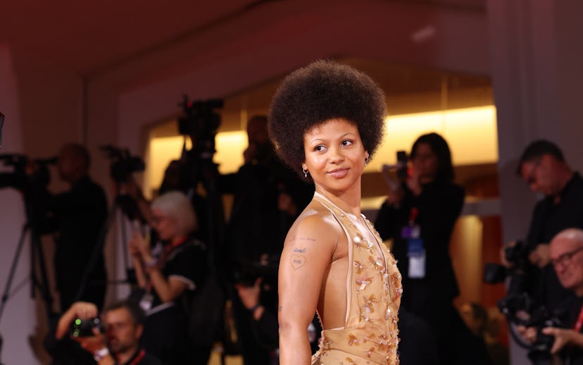 VENICE, ITALY - SEPTEMBER 02: Myha'la attends the "Campari Passion For Film Award 2025" and the "De...