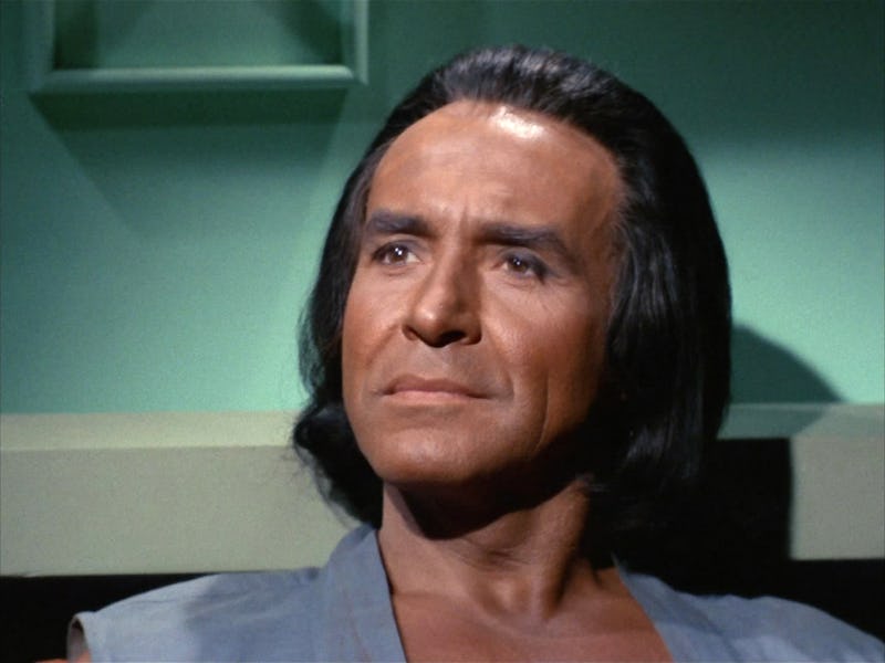 LOS ANGELES - FEBRUARY 16: Ricardo Montalban as Khan Noonien Singh (a genetically engineered human f...