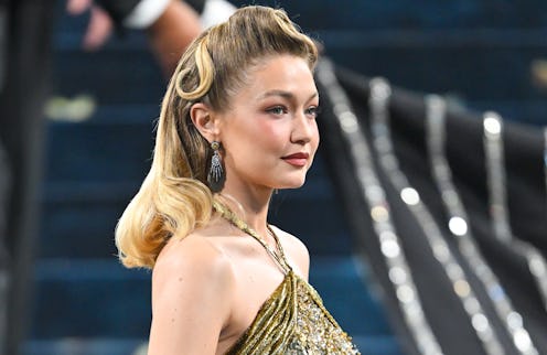 NEW YORK, NEW YORK - MAY 05: Gigi Hadid attends the 2025 Met Gala Celebrating "Superfine: Tailoring ...