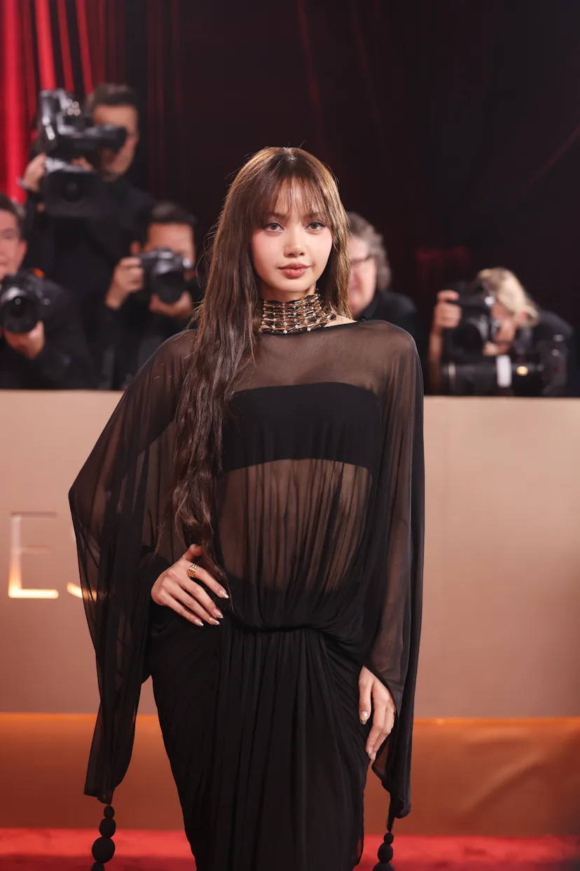 Lalisa Manobal on the red carpet at the 2026 Golden Globes