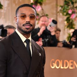 US actor Michael B. Jordan attends the 83rd annual Golden Globe Awards at the Beverly Hilton hotel i...