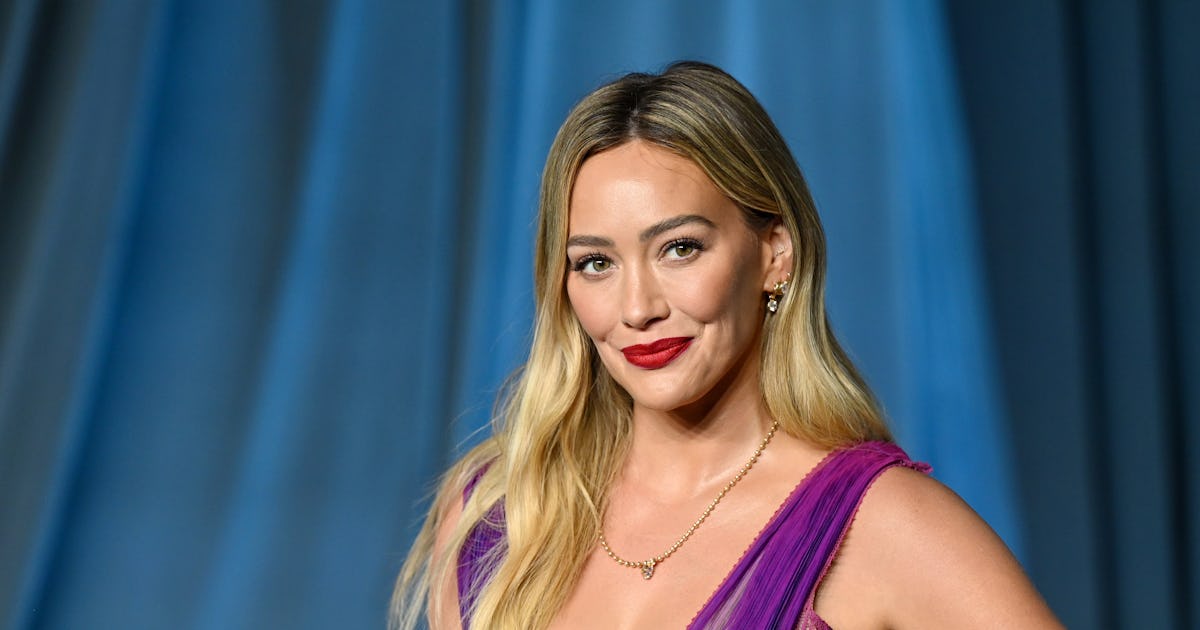 Hilary Duff Exposed Her Bra & Wore A Sheer Butter Yellow Dress In A New Music Video