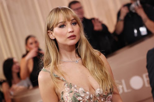US actress Jennifer Lawrence attends the 83rd annual Golden Globe Awards at the Beverly Hilton hotel...