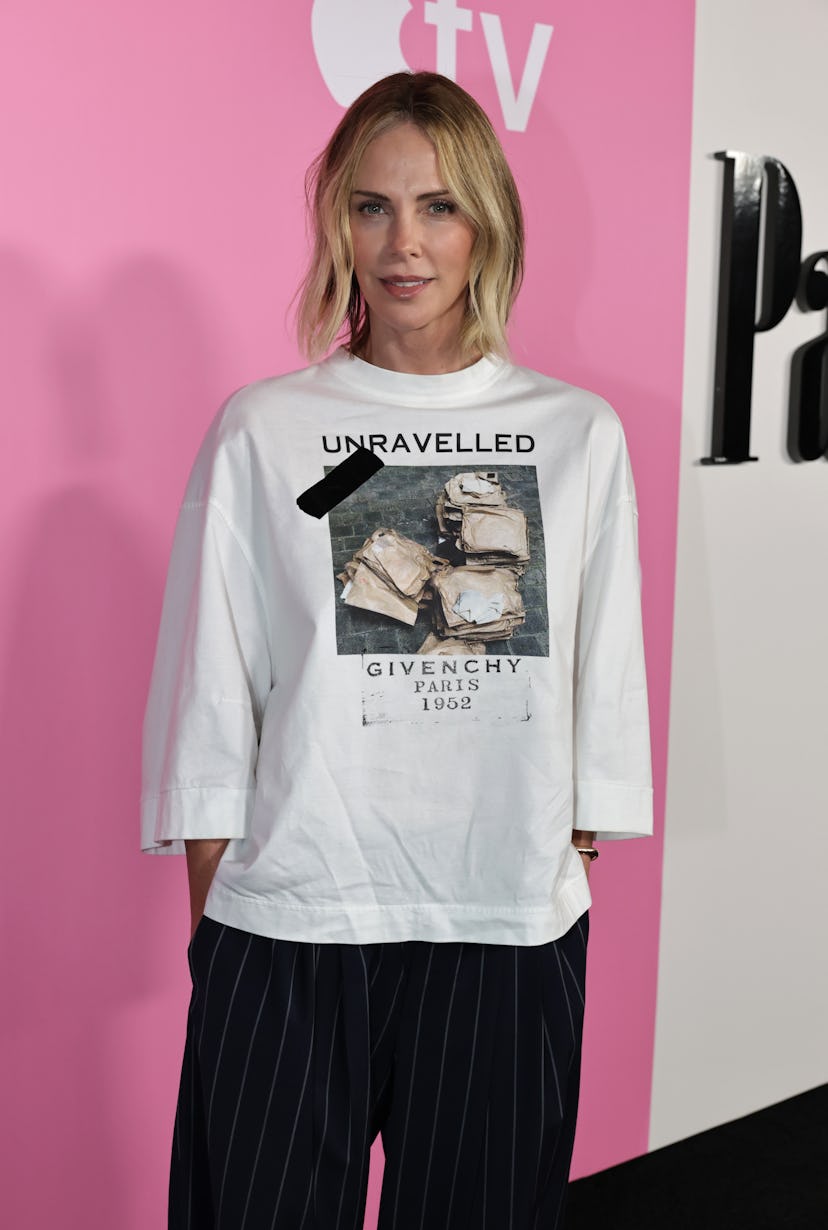 NORTH HOLLYWOOD, CALIFORNIA - JANUARY 15: Charlize Theron at the “Palm Royale” S2 Emmy FYC Finale Ev...