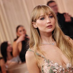 US actress Jennifer Lawrence attends the 83rd annual Golden Globe Awards at the Beverly Hilton hotel...