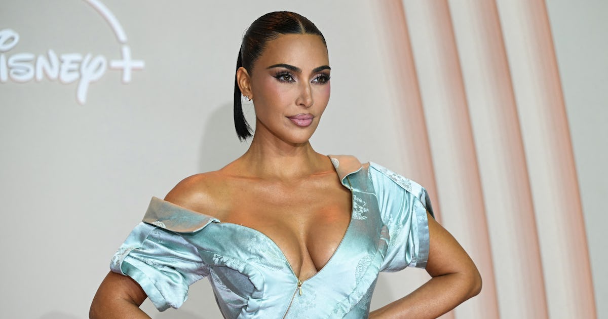 Kim Kardashian Wore A Cleavage-Baring Corset On New Year's