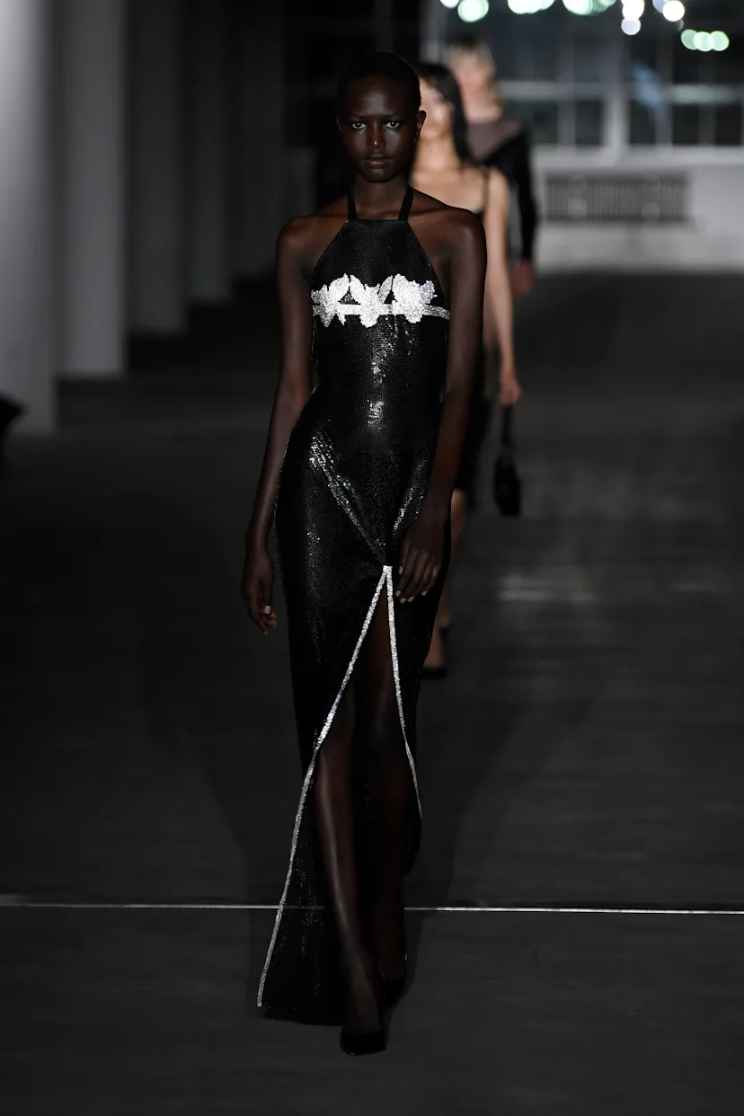 kim k sheer black dress Kim Kardashian's Dress Is More Skin and Mesh Than Actual Dress