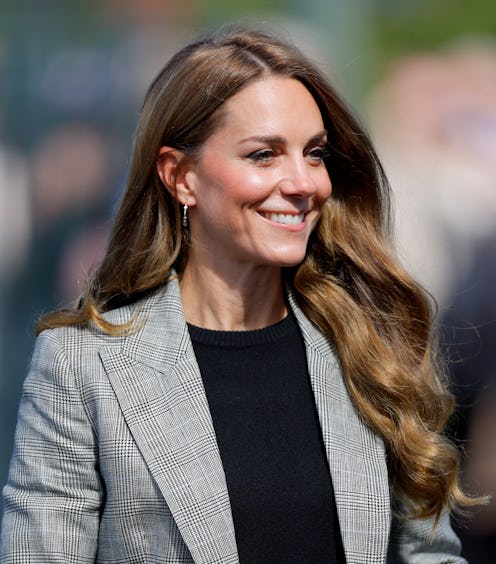 Kate Middleton's Navy Plaid Coat