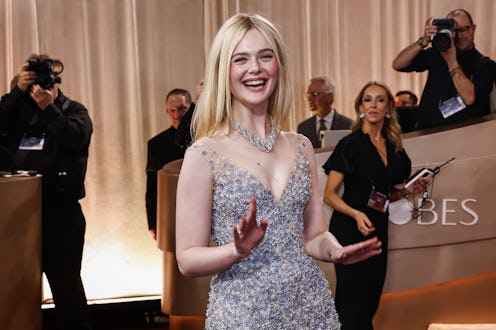 Elle Fanning attending the 83rd Golden Globes awards at The Beverly Hilton in Beverly Hills, Los Ang...