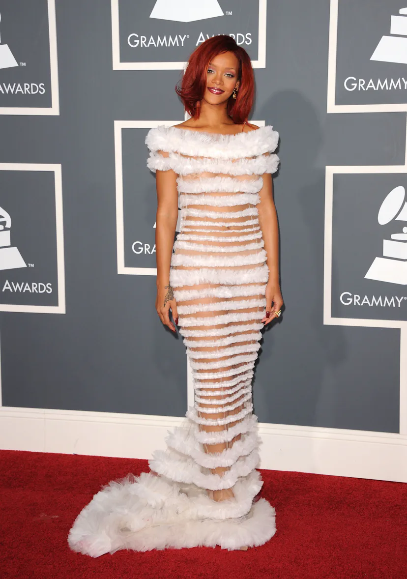 The Nakedest Grammys Dresses Of All Time Include Dua Lipa's Mesh Gown The Nakedest Grammys Dresses Of All Time Include Dua Lipa's Mesh Gown