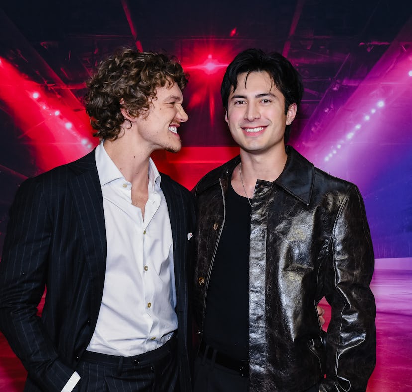 Hudson Williams reveals how Connor Storrie taught him to put on a modesty garment.