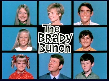 LOS ANGELES - SEPTEMBER 1: The opening title and sequence of THE BRADY BUNCH, season 2. Image dated ...
